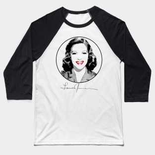 Lana Turner - Classic Hollywood Icon Baseball T-Shirt